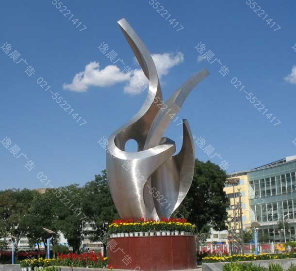 不鏽鋼雕塑，園林景觀雕塑，不鏽鋼（gāng）造型，金屬景觀造（zào）型